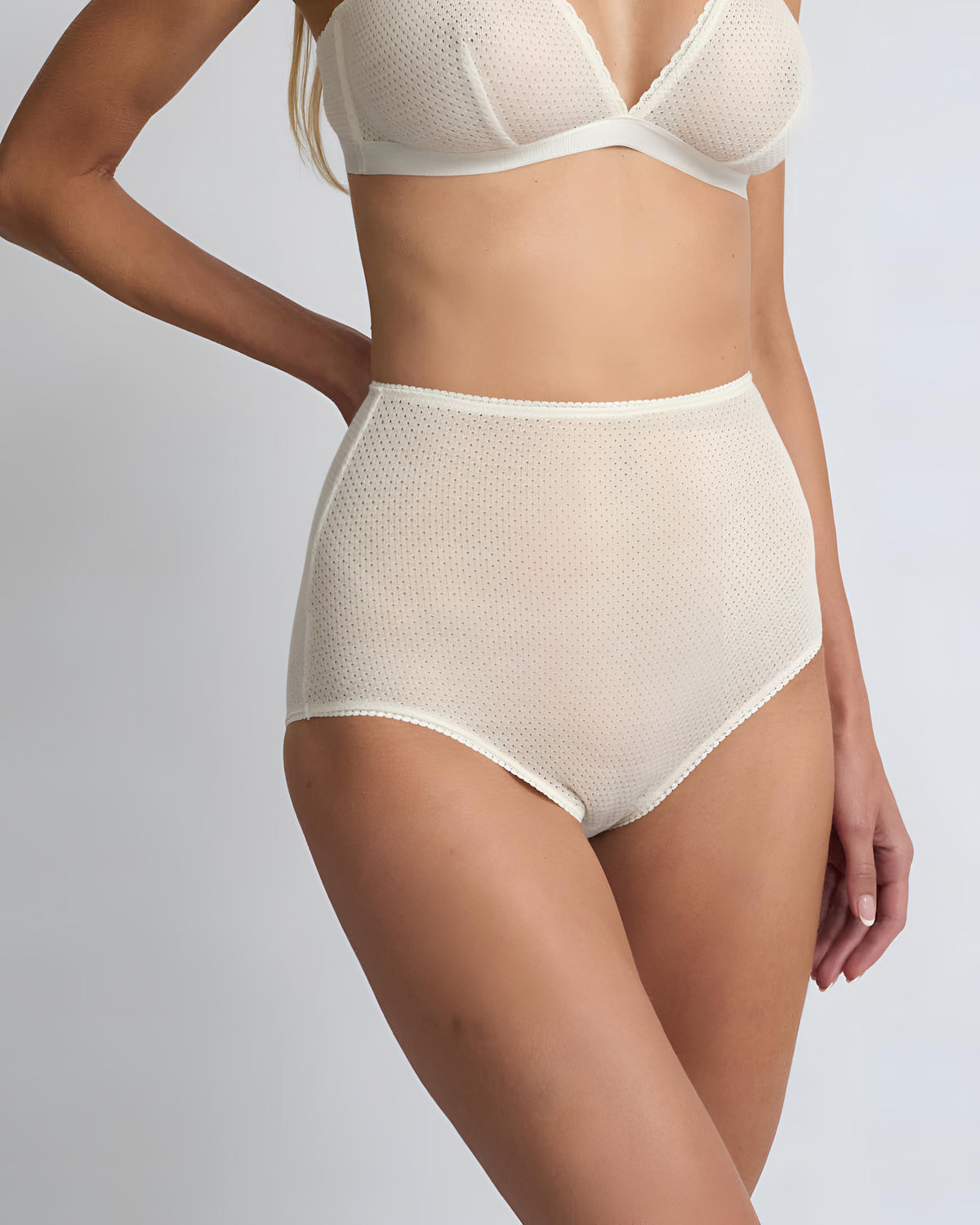 High Waist Panty Ivory