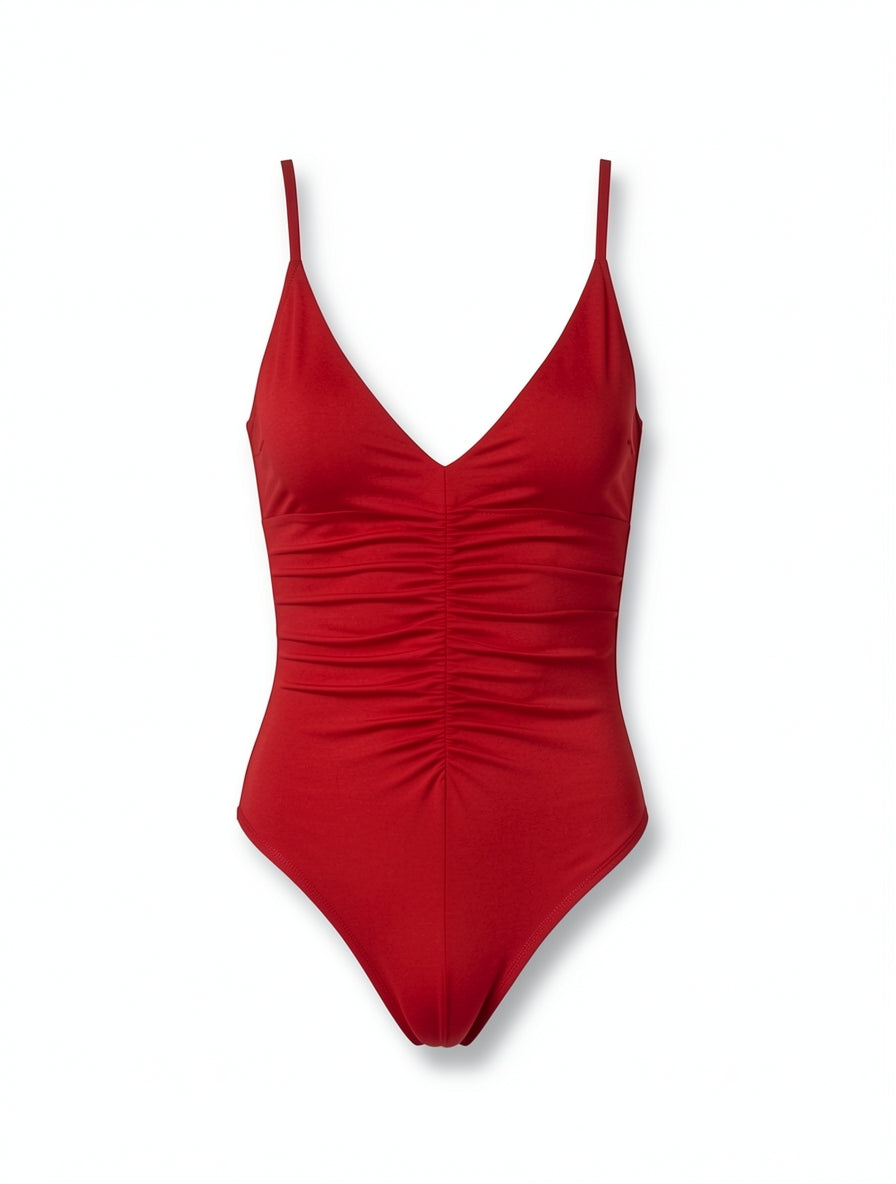 Ruched One Piece  Body Suit