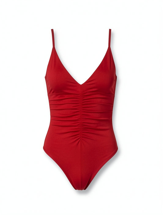 Ruched One Piece  Body Suit
